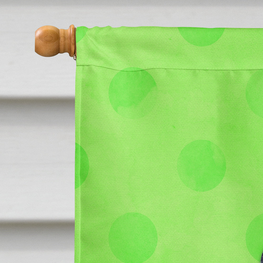 Sea Gull Green Polkadot Flag Canvas House Size BB8225CHF  the-store.com.