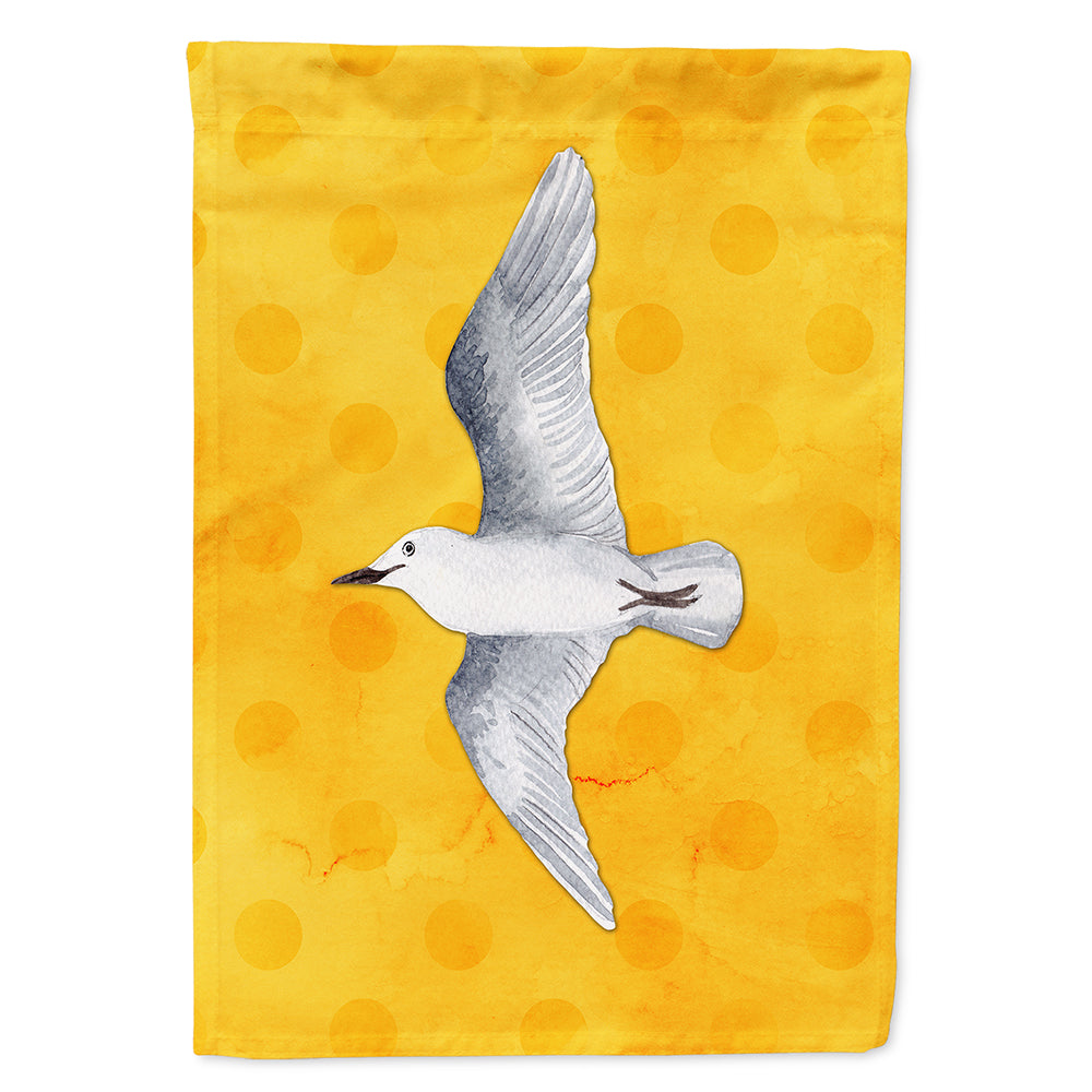 Sea Gull Yellow Polkadot Flag Canvas House Size BB8227CHF  the-store.com.