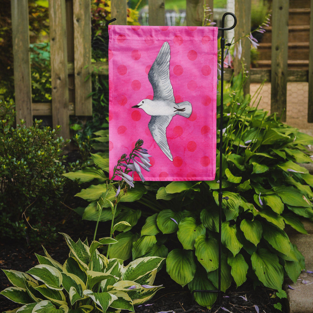 Sea Gull Pink Polkadot Flag Garden Size BB8229GF  the-store.com.