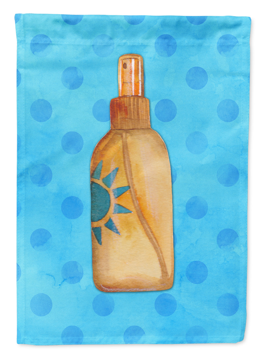 Message in a Bottle Blue Polkadot Flag Garden Size BB8261GF  the-store.com.