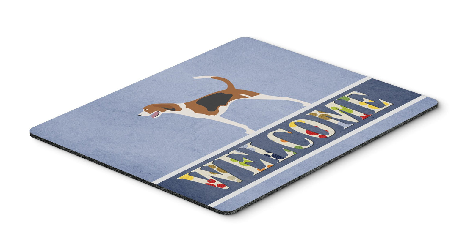 American Foxhound Welcome Mouse Pad, Hot Pad or Trivet BB8271MP by Caroline's Treasures