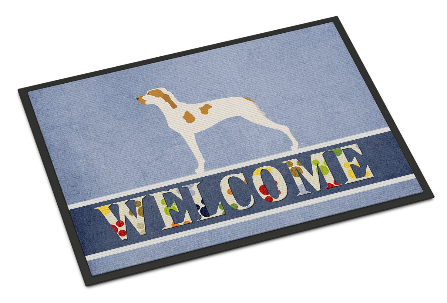 Ariege Pointer Welcome Indoor or Outdoor Mat 24x36 BB8272JMAT by Caroline's Treasures