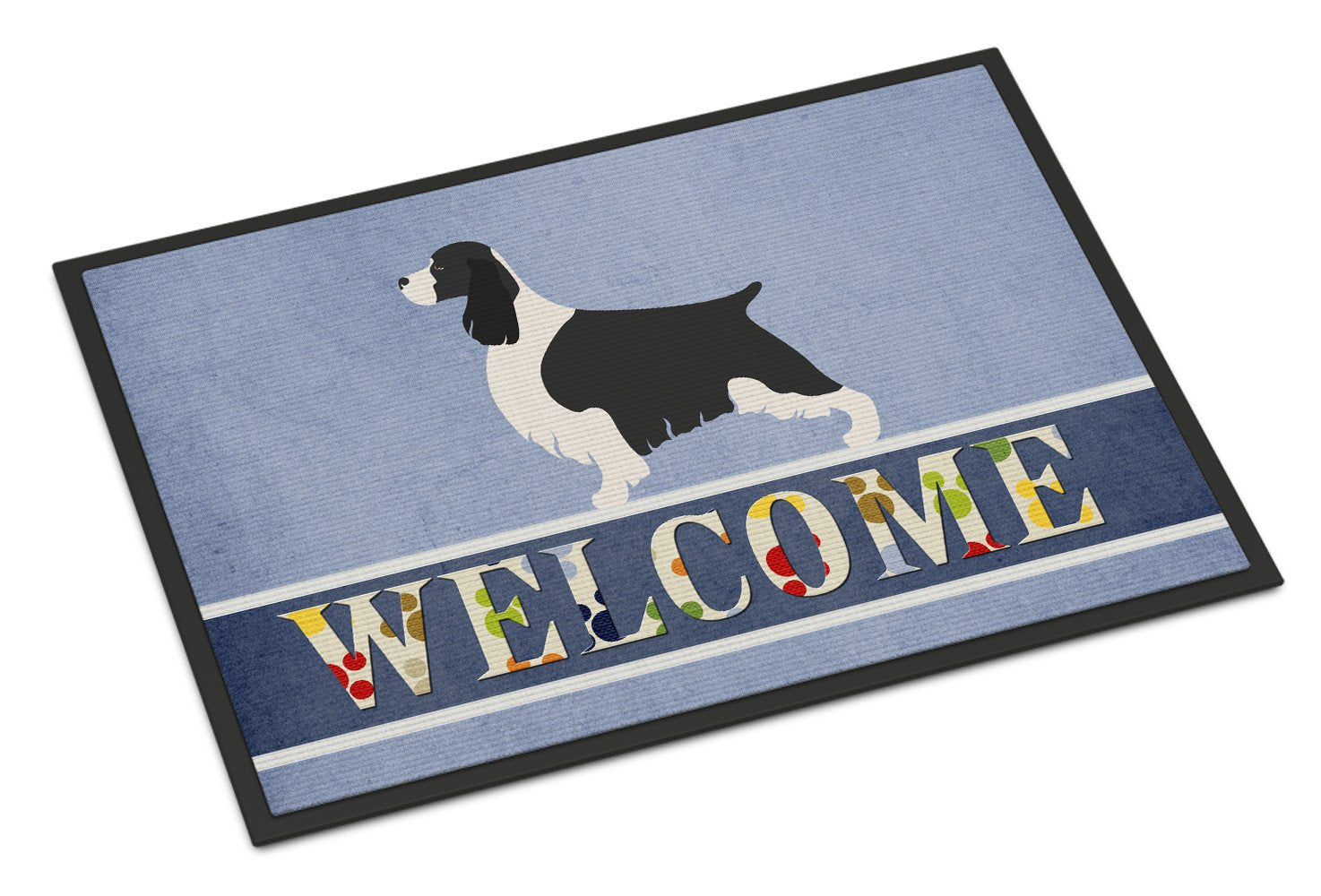 English Springer Spaniel Welcome Indoor or Outdoor Mat 24x36 BB8273JMAT by Caroline's Treasures