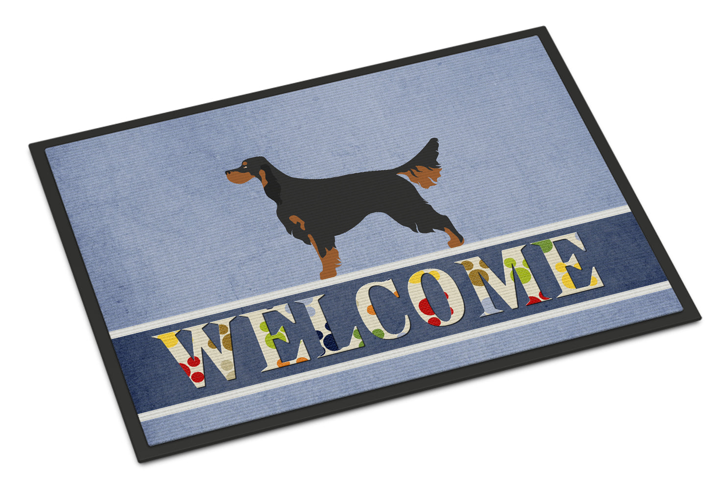 Gordon Setter Welcome Indoor or Outdoor Mat 18x27 BB8274MAT - the-store.com