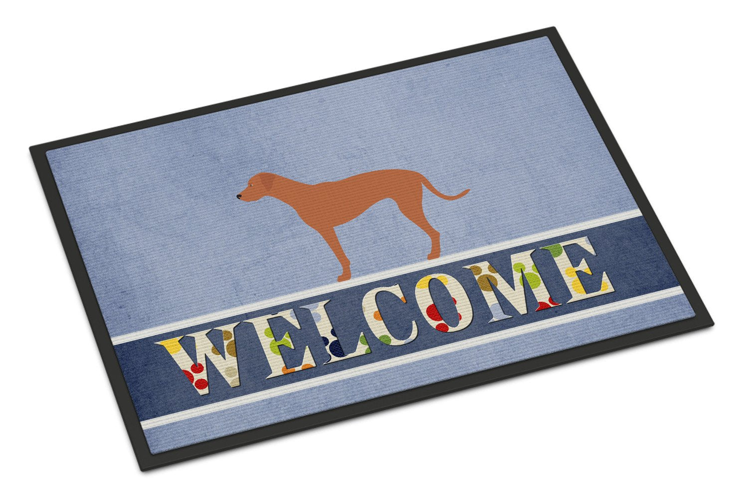 Rhodesian Ridgeback Welcome Indoor or Outdoor Mat 24x36 BB8277JMAT by Caroline's Treasures