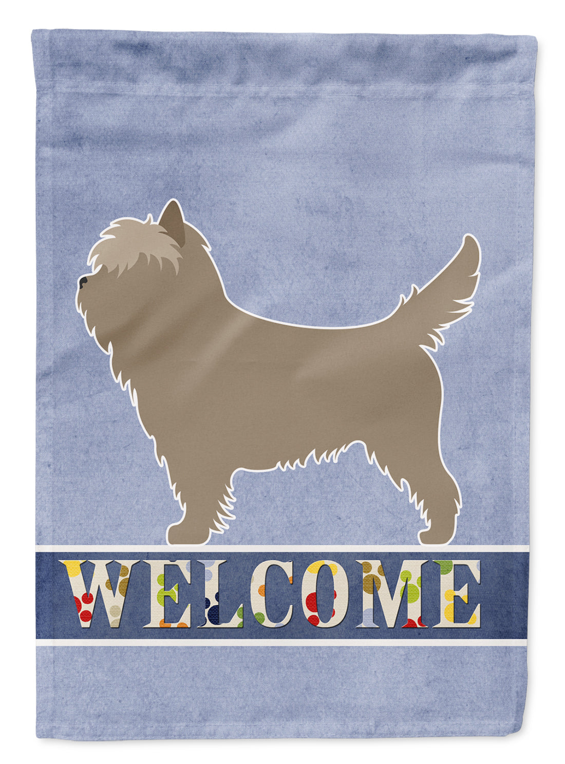 Cairn Terrier Welcome Flag Garden Size BB8286GF  the-store.com.