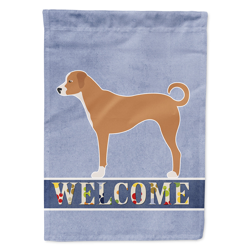 Australian Pinscher Welcome Flag Canvas House Size BB8290CHF  the-store.com.