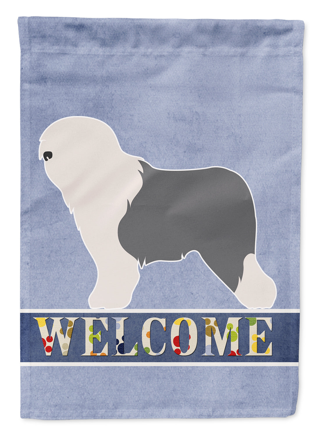 Old English Sheepdog Bobtail Flag Garden Size BB8294GF  the-store.com.