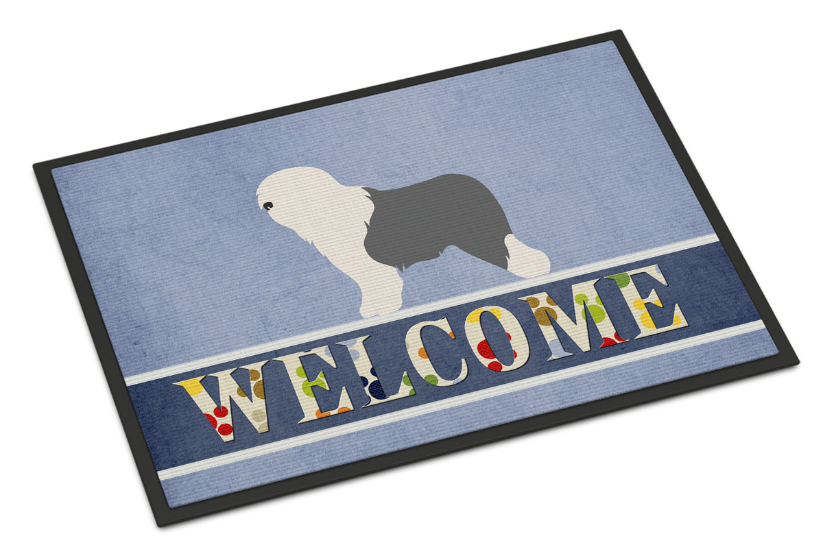 Old English Sheepdog Bobtail Indoor or Outdoor Mat 18x27 BB8294MAT - the-store.com