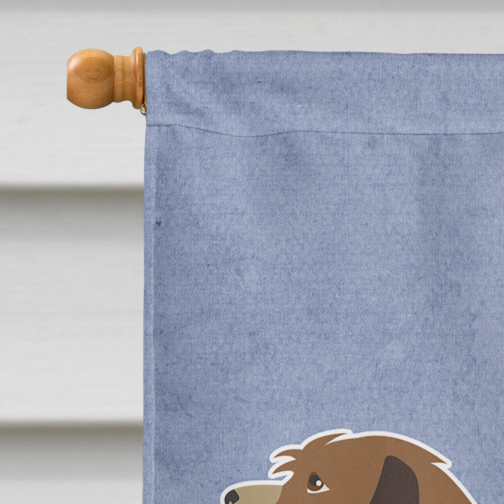 Catalan Sheepdog Welcome Flag Canvas House Size BB8295CHF  the-store.com.