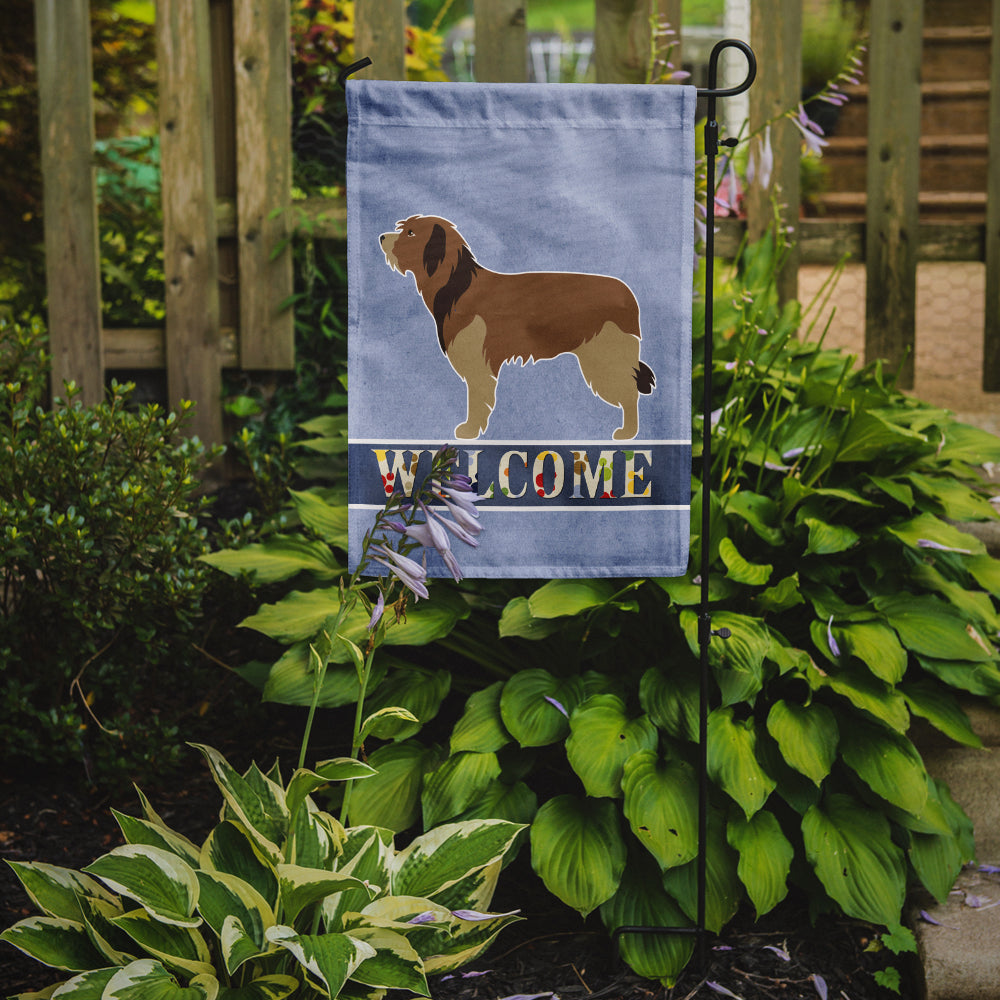 Catalan Sheepdog Welcome Flag Garden Size BB8295GF  the-store.com.