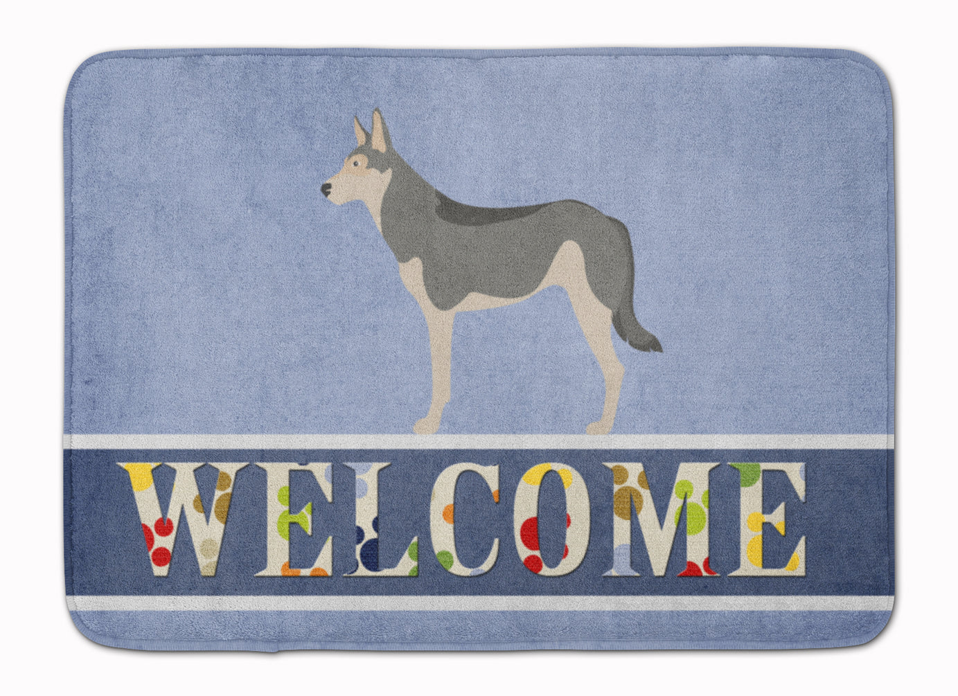 Saarloos Wolfdog Welcome Machine Washable Memory Foam Mat BB8296RUG - the-store.com