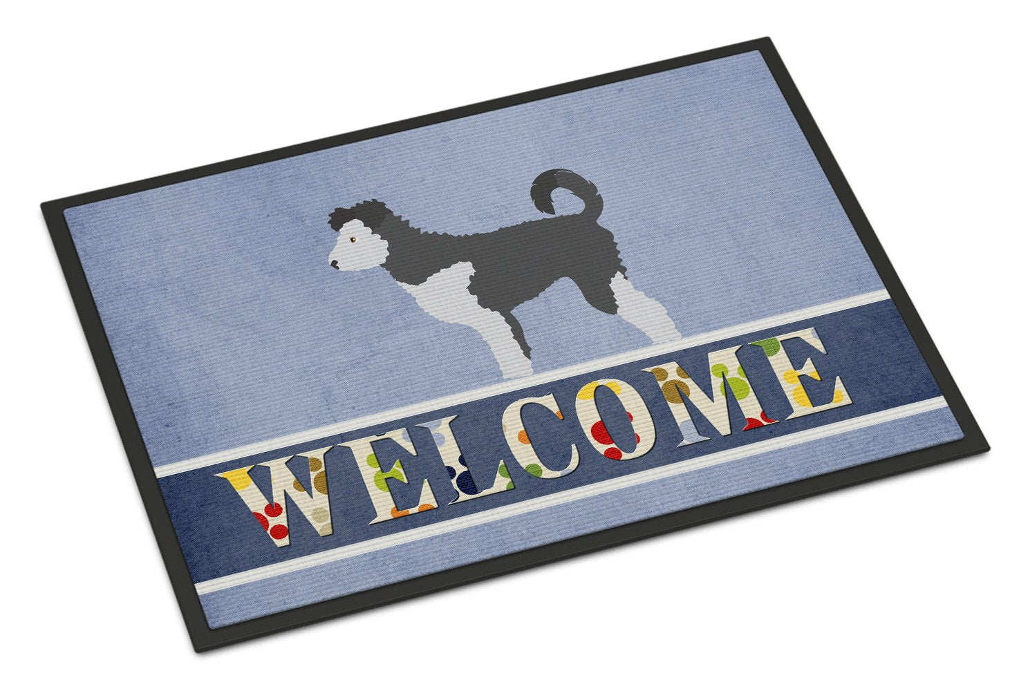 Pumi Welcome Indoor or Outdoor Mat 24x36 BB8297JMAT by Caroline's Treasures