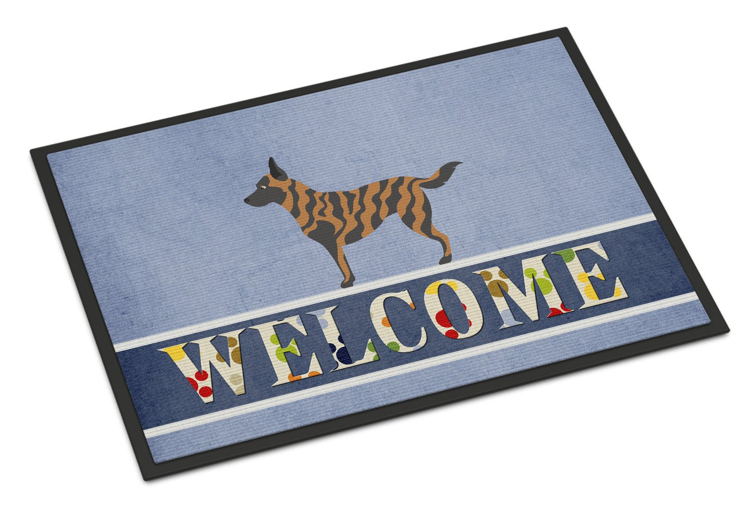 Dutch Shepherd Welcome Indoor or Outdoor Mat 24x36 BB8300JMAT by Caroline's Treasures