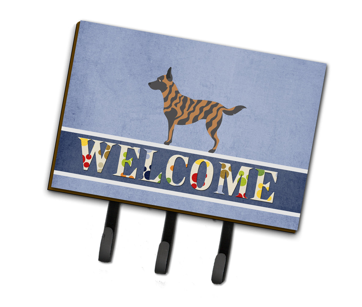 Dutch Shepherd Welcome Leash or Key Holder BB8300TH68  the-store.com.