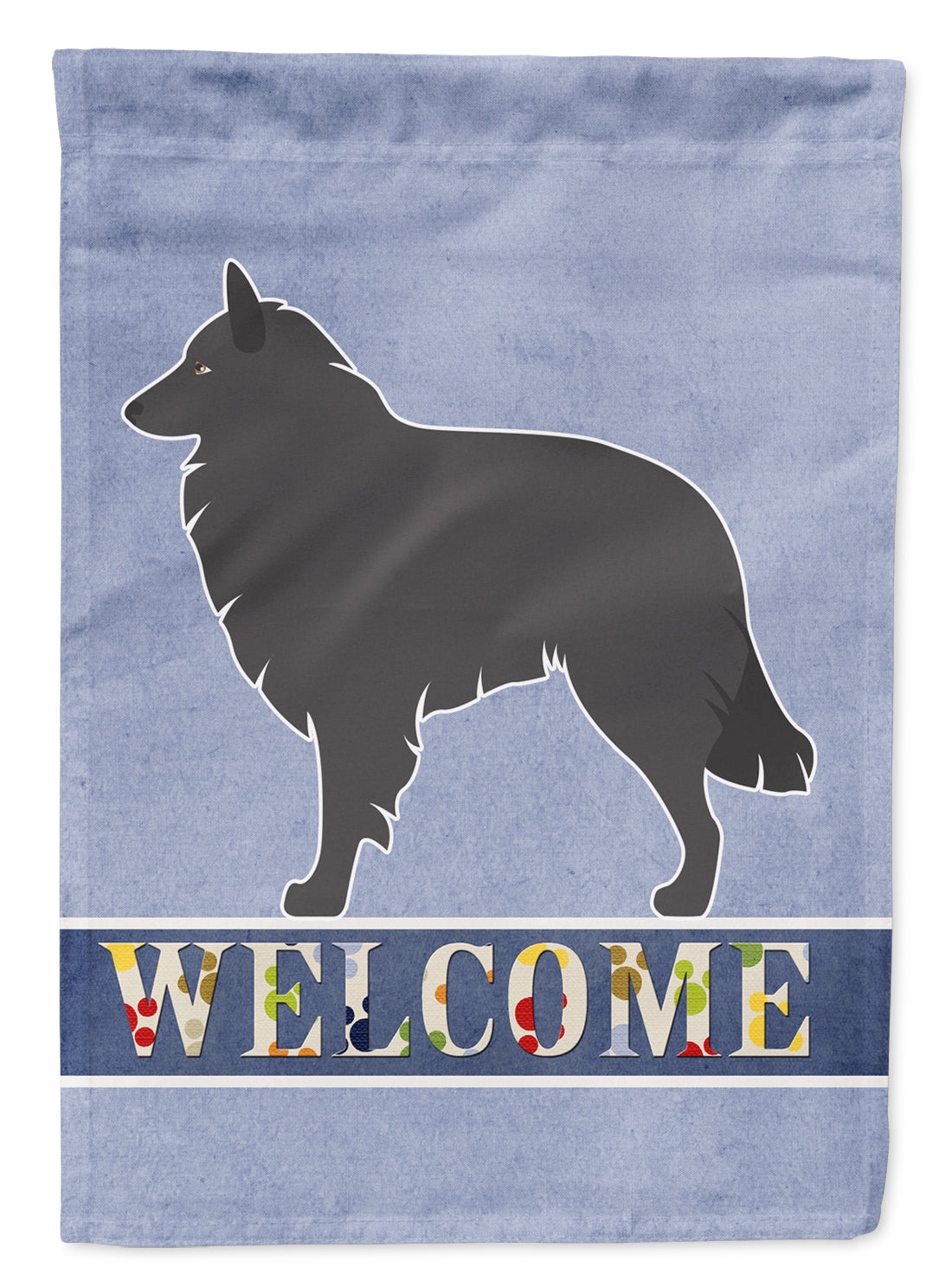 Groenendael Belgian Shepherd Flag Garden Size BB8301GF  the-store.com.