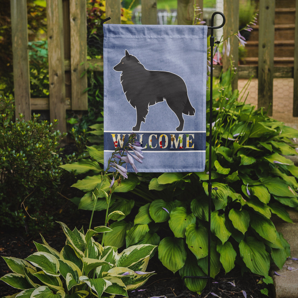 Groenendael Belgian Shepherd Flag Garden Size BB8301GF  the-store.com.