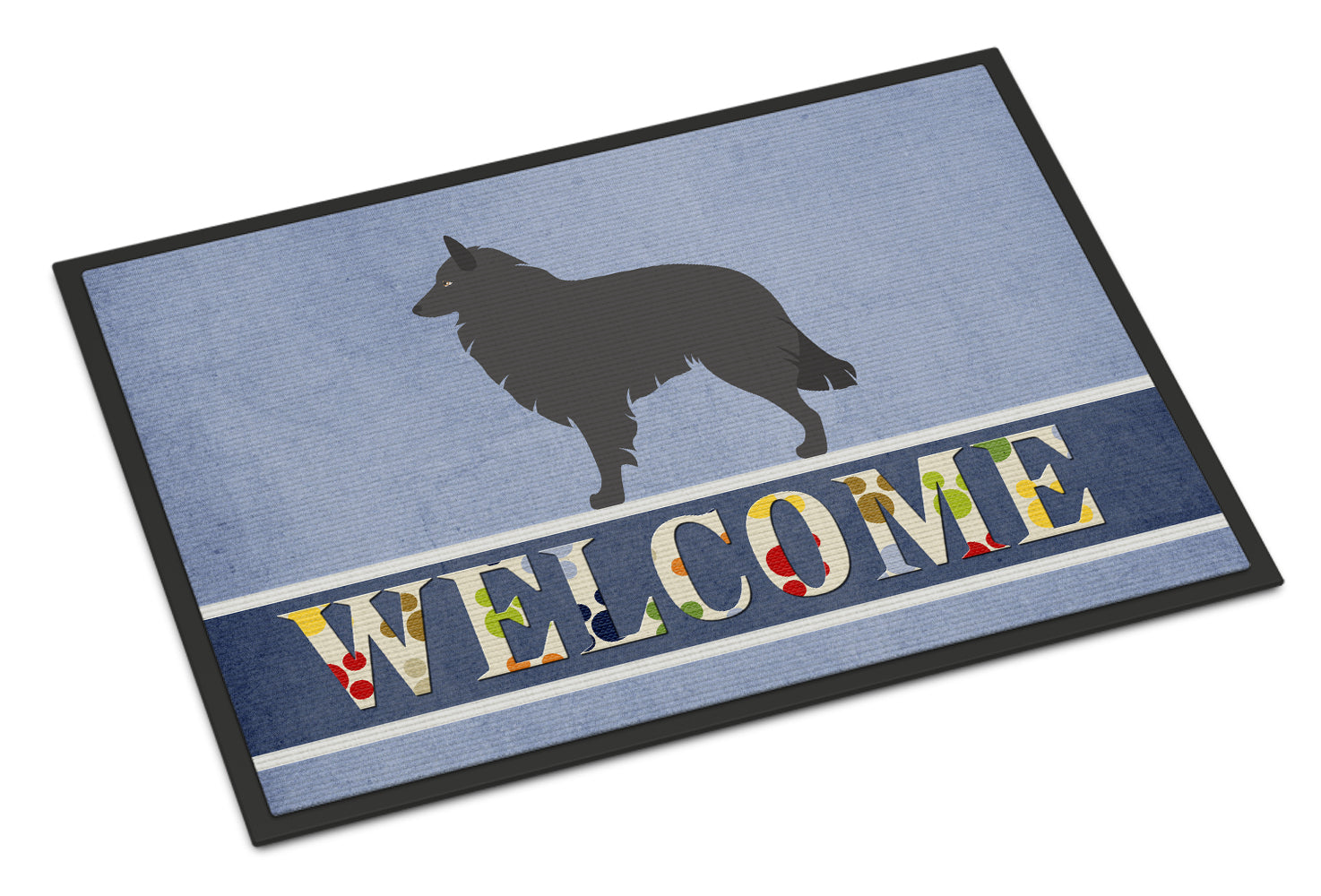 Groenendael Belgian Shepherd Indoor or Outdoor Mat 18x27 BB8301MAT - the-store.com