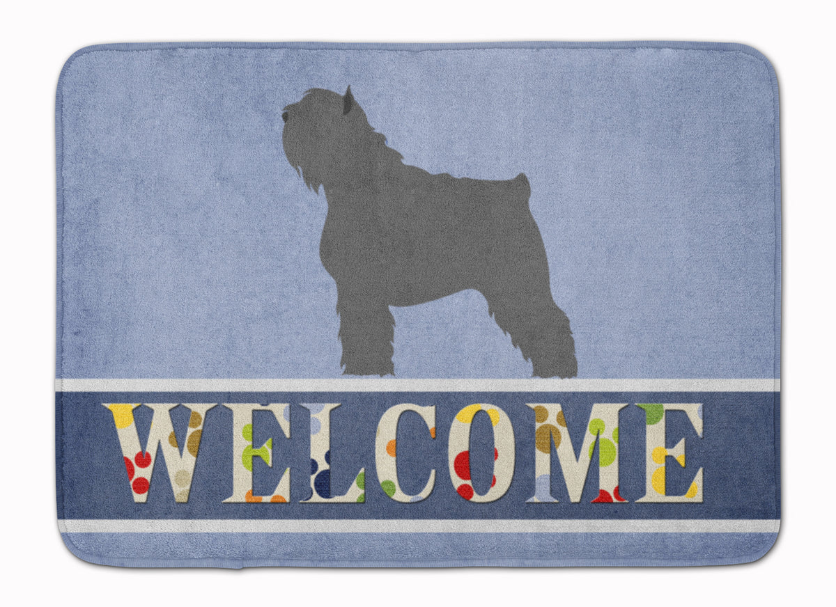 Bouvier des Flandres Welcome Machine Washable Memory Foam Mat BB8302RUG - the-store.com