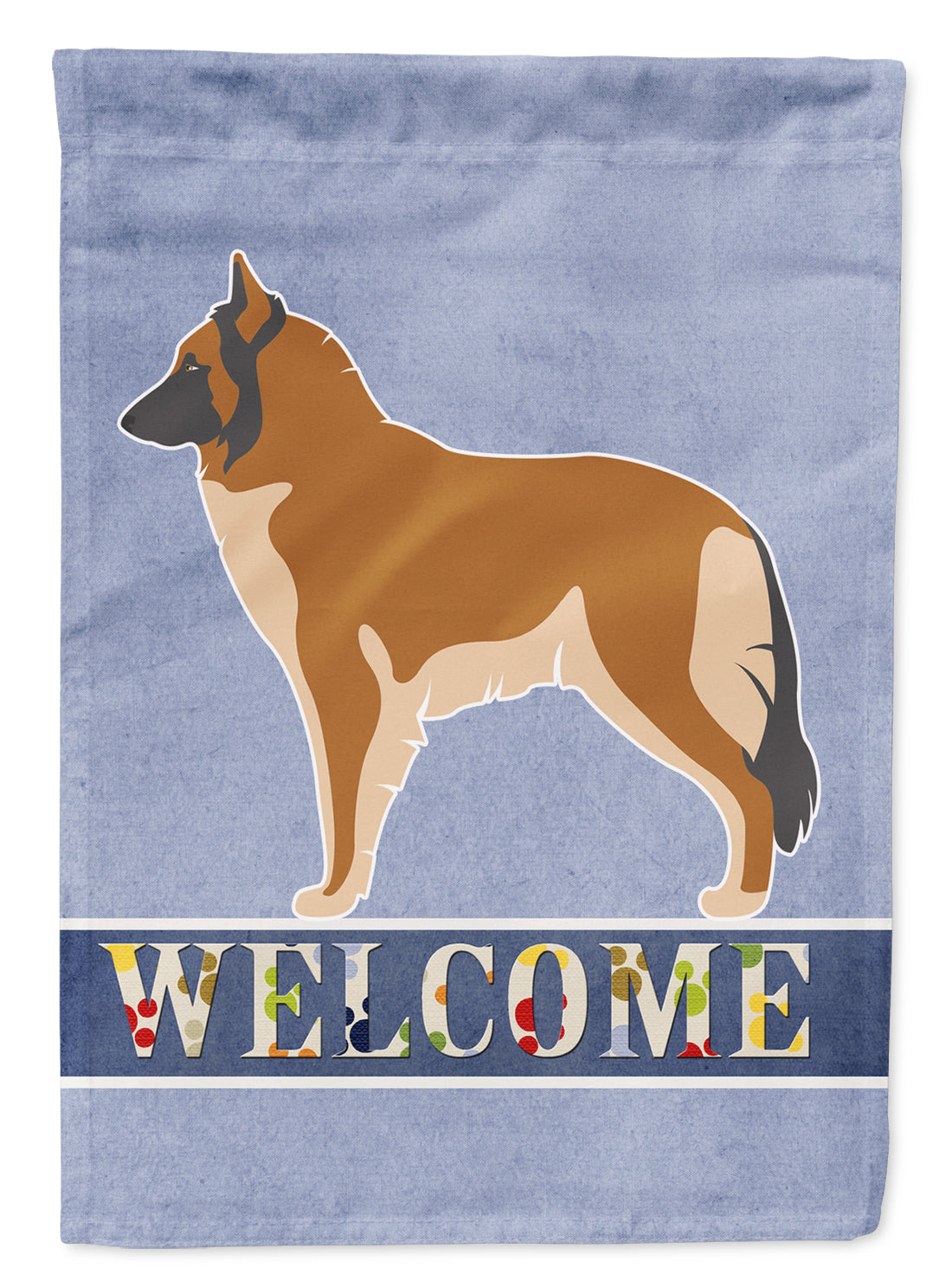 Belgian Tervuren Welcome Flag Canvas House Size BB8303CHF  the-store.com.