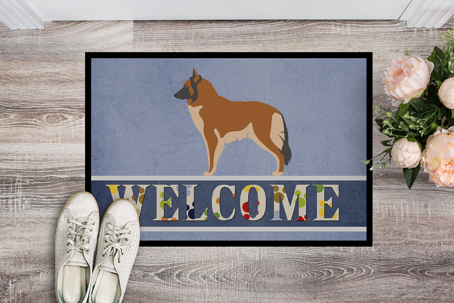 Belgian Tervuren Welcome Indoor or Outdoor Mat 18x27 BB8303MAT - the-store.com