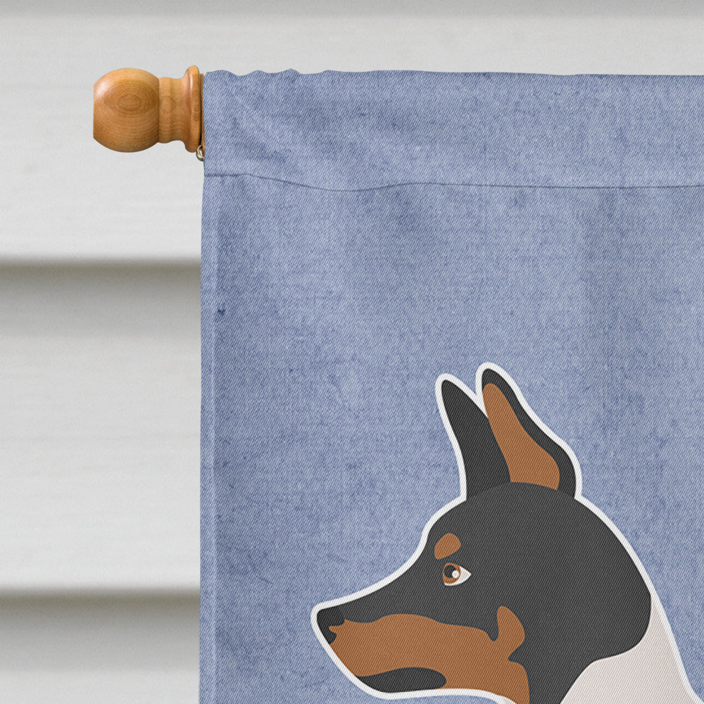 American Toy Fox Terrier Welcome Flag Canvas House Size BB8306CHF  the-store.com.