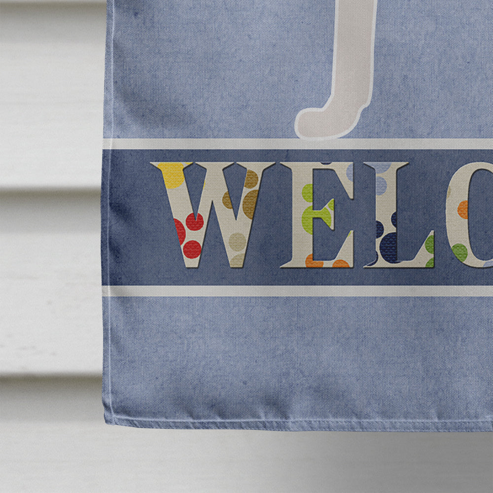 American Toy Fox Terrier Welcome Flag Canvas House Size BB8306CHF  the-store.com.