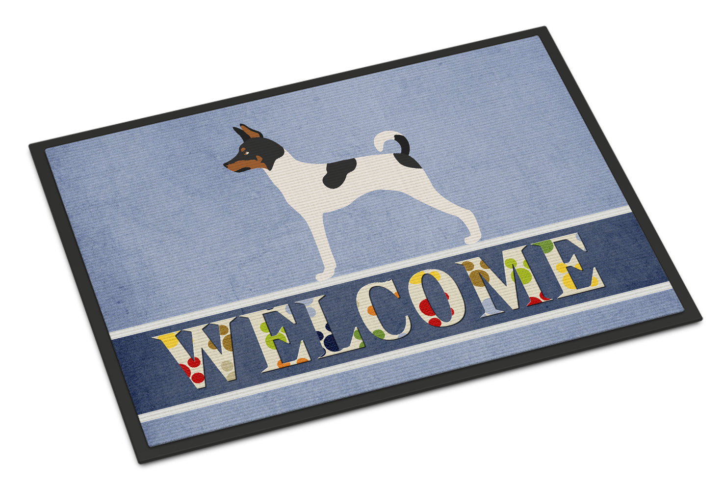 American Toy Fox Terrier Welcome Indoor or Outdoor Mat 18x27 BB8306MAT - the-store.com