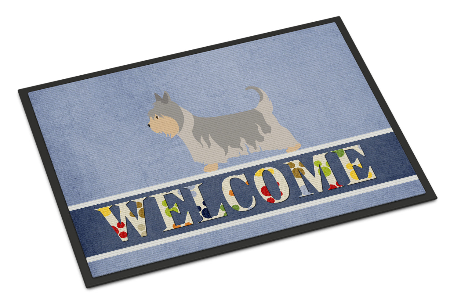 Australian Silky Terrier Welcome Indoor or Outdoor Mat 18x27 BB8307MAT - the-store.com