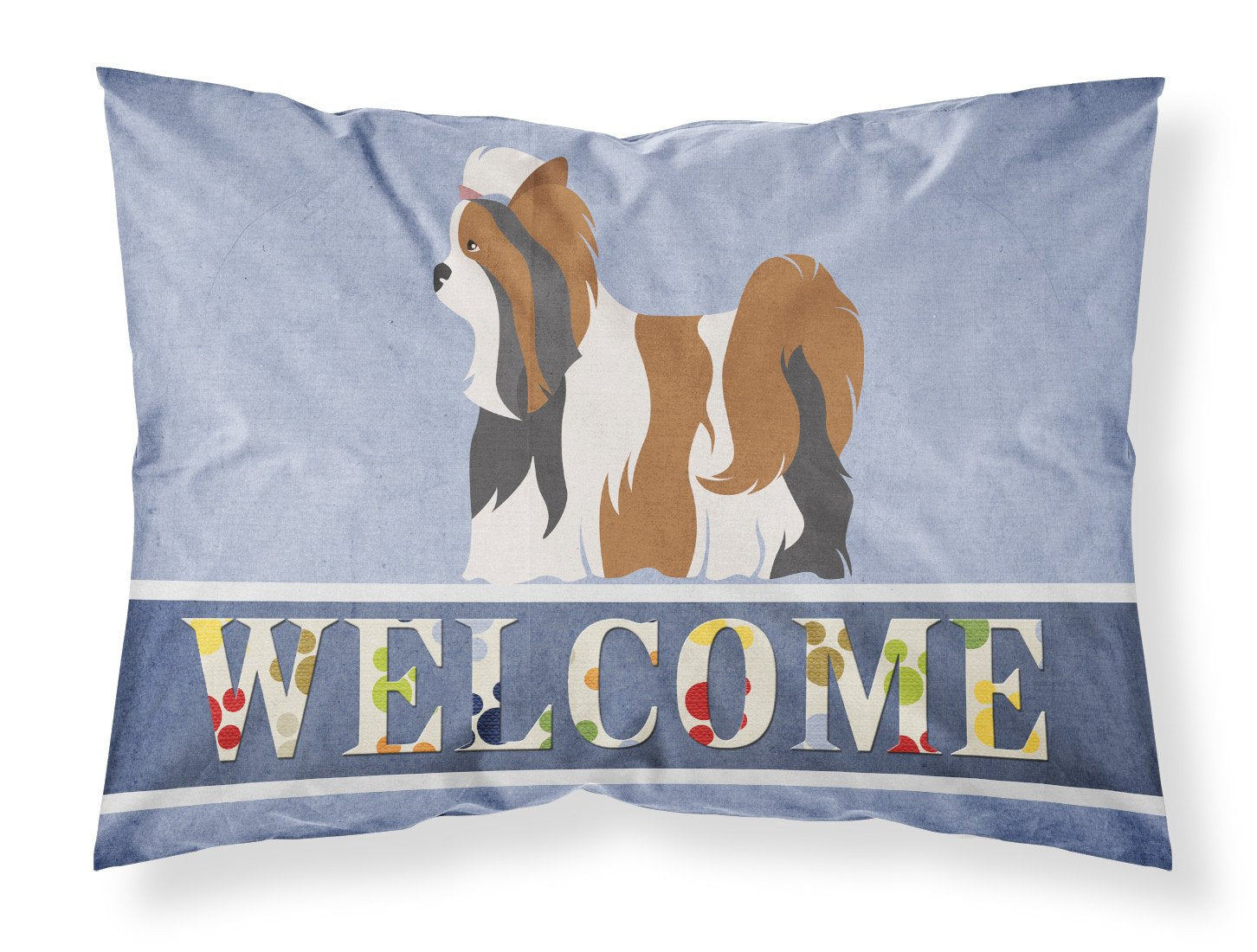 Biewer Terrier Welcome Fabric Standard Pillowcase BB8308PILLOWCASE by Caroline's Treasures