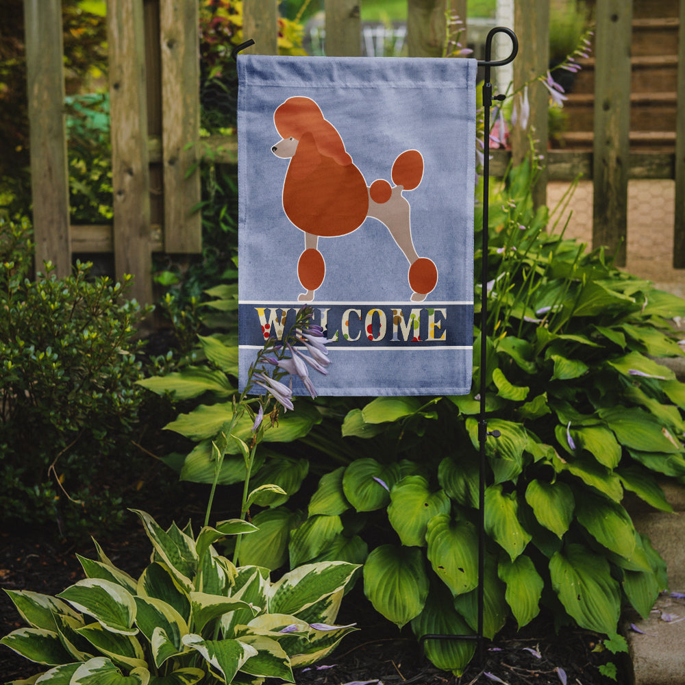 Royal Poodle Welcome Flag Garden Size BB8311GF  the-store.com.