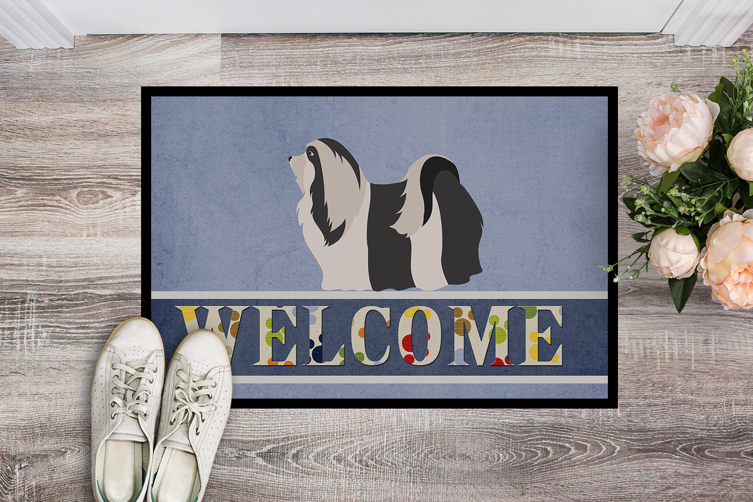 Havanese Welcome Indoor or Outdoor Mat 18x27 BB8314MAT - the-store.com