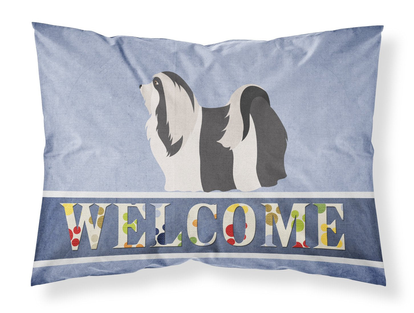 Havanese Welcome Fabric Standard Pillowcase BB8314PILLOWCASE by Caroline's Treasures