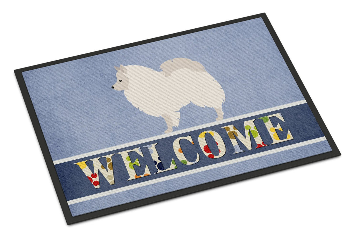 German Spitz Welcome Indoor or Outdoor Mat 24x36 BB8317JMAT by Caroline&#39;s Treasures