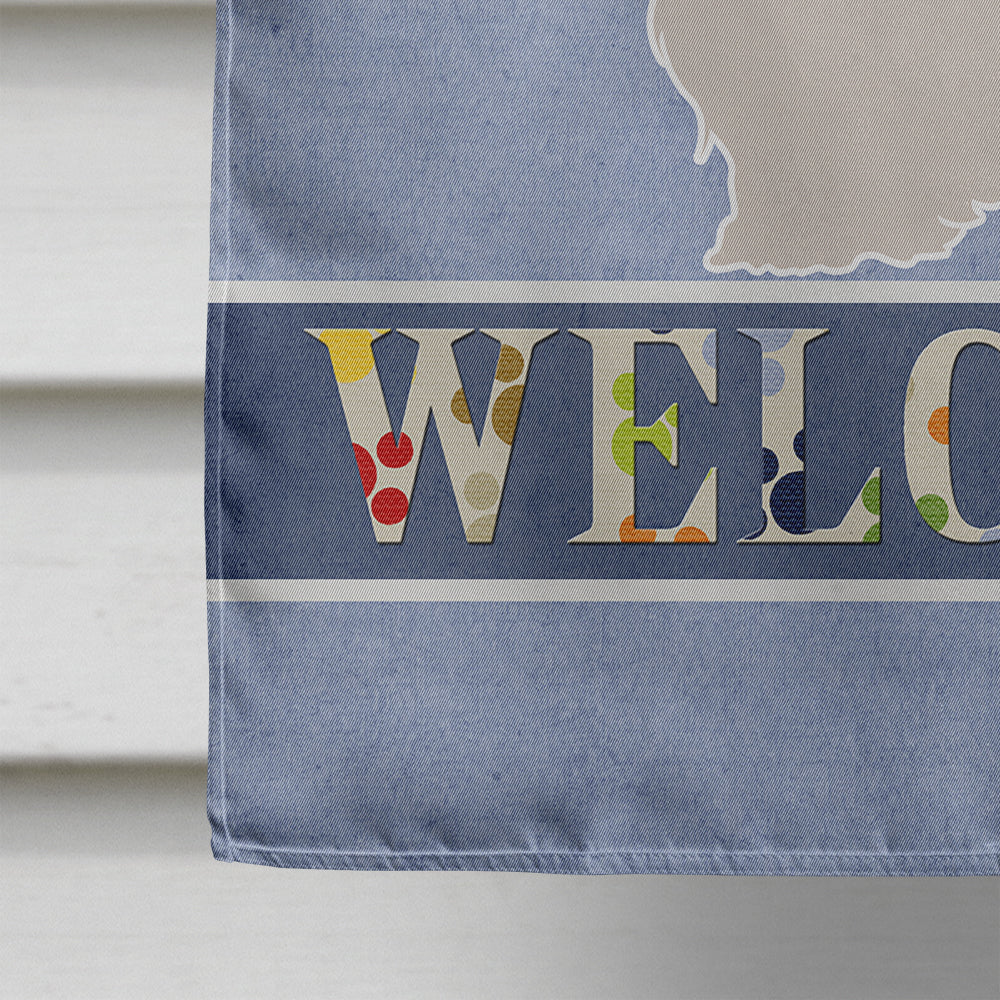 Westie Welcome Flag Canvas House Size BB8318CHF  the-store.com.