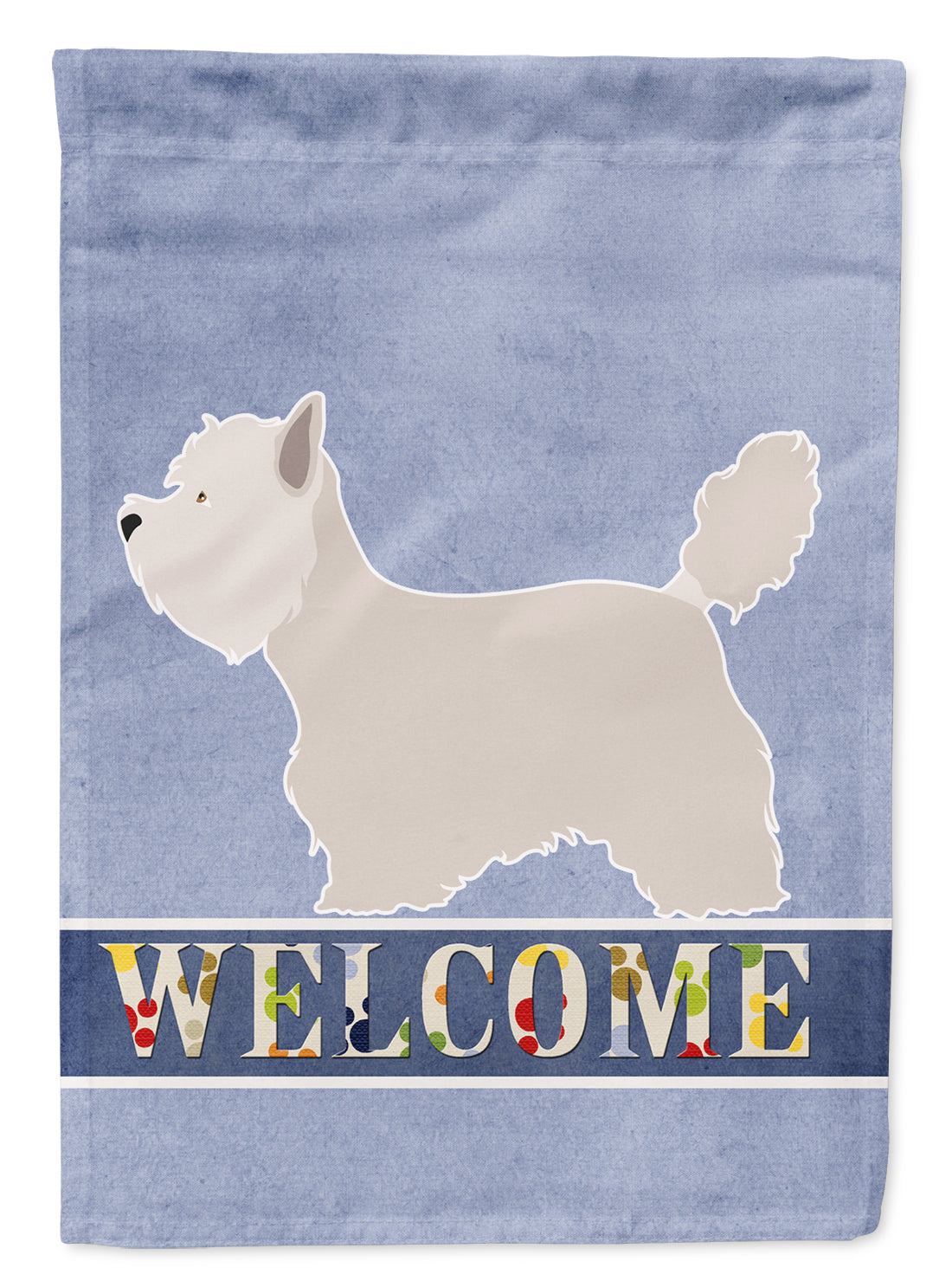 Westie Welcome Flag Garden Size BB8318GF  the-store.com.