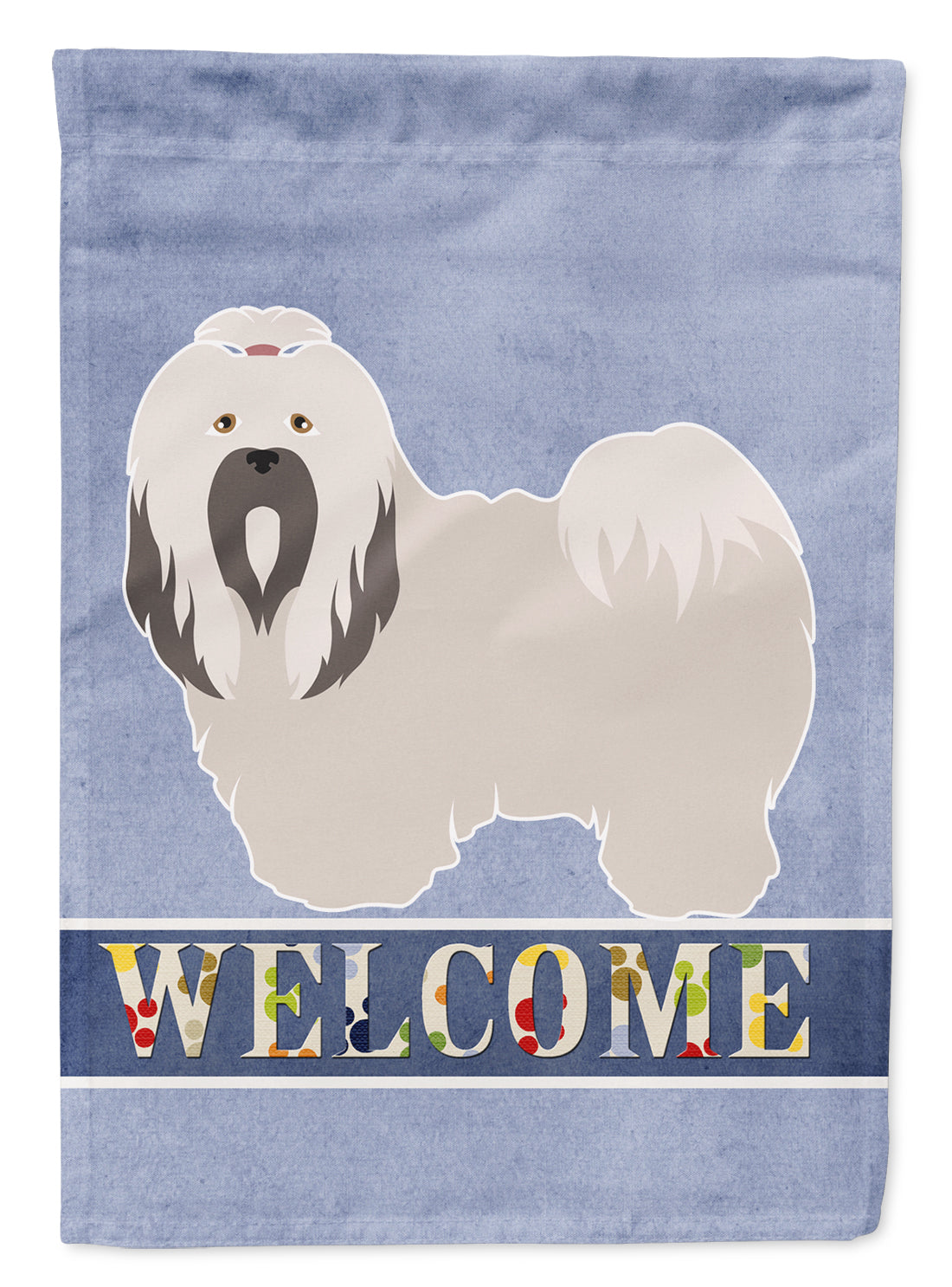 Lhasa Apso Welcome Flag Garden Size BB8319GF  the-store.com.