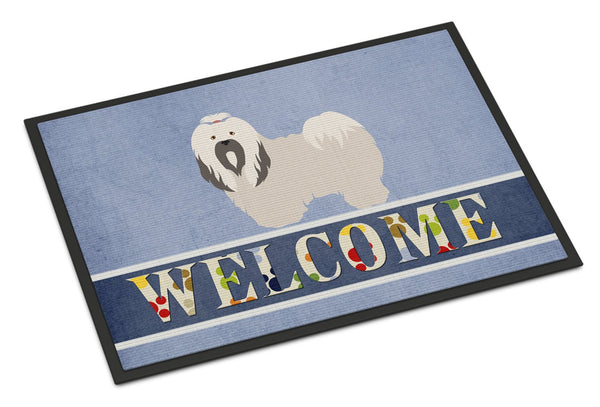 Lhasa Apso Welcome Indoor or Outdoor Mat 24x36 BB8319JMAT by Caroline's Treasures