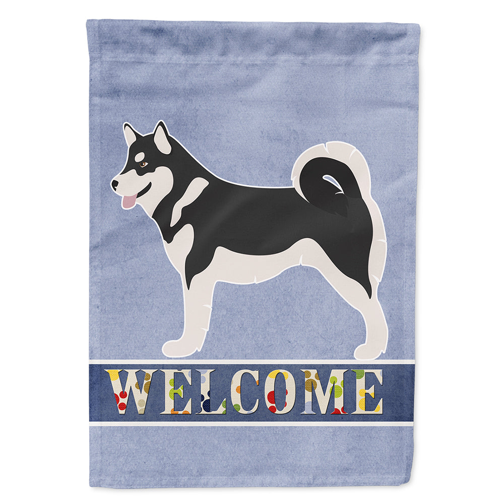 Alaskan Malamute Welcome Flag Canvas House Size BB8324CHF  the-store.com.