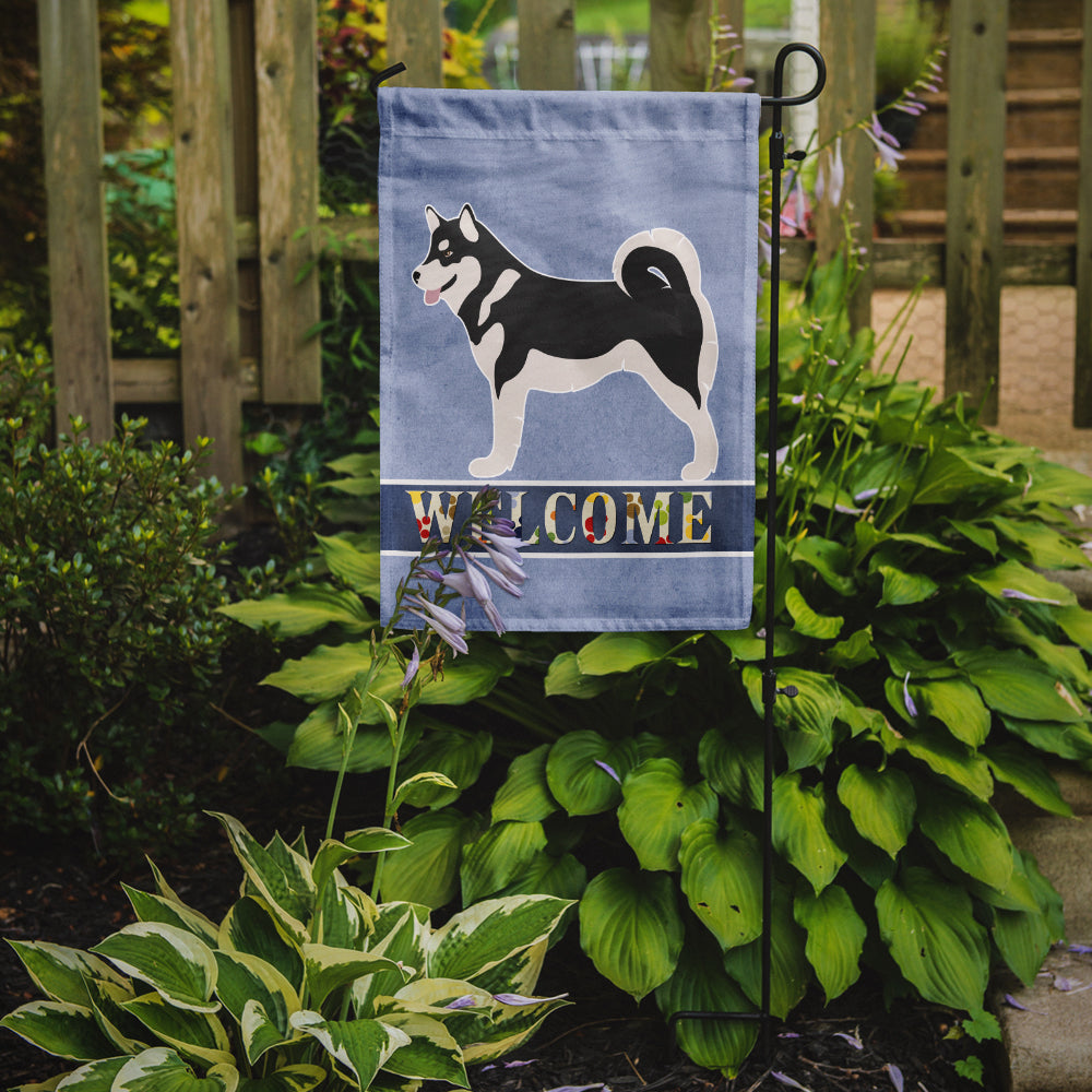 Alaskan Malamute Welcome Flag Garden Size BB8324GF  the-store.com.