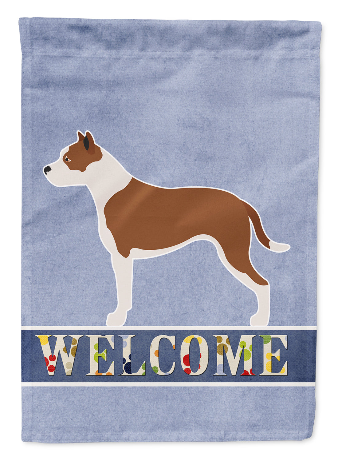 Pit Bull Terrier Welcome Flag Garden Size BB8325GF  the-store.com.