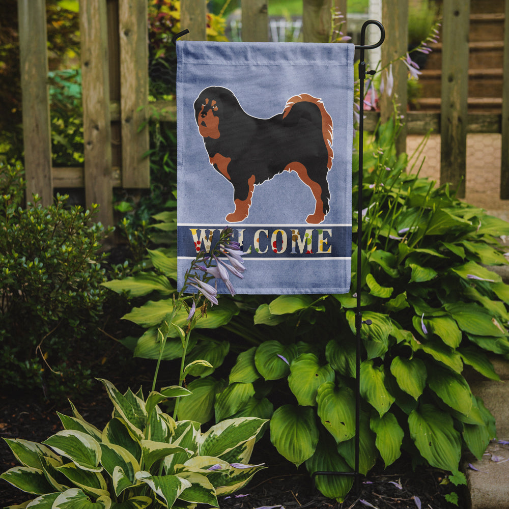 Tibetan Mastiff Welcome Flag Garden Size BB8326GF  the-store.com.