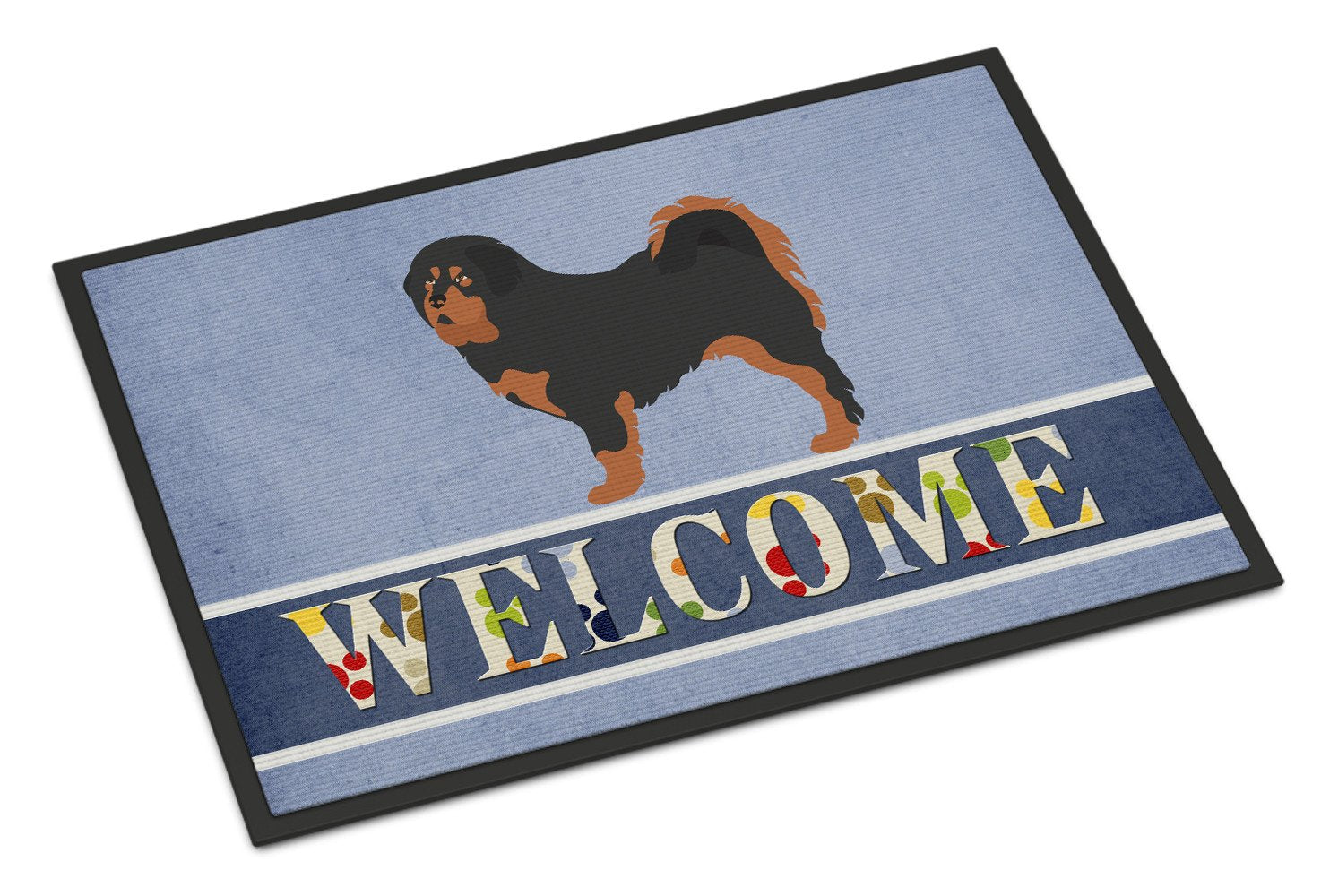 Tibetan Mastiff Welcome Indoor or Outdoor Mat 24x36 BB8326JMAT by Caroline's Treasures