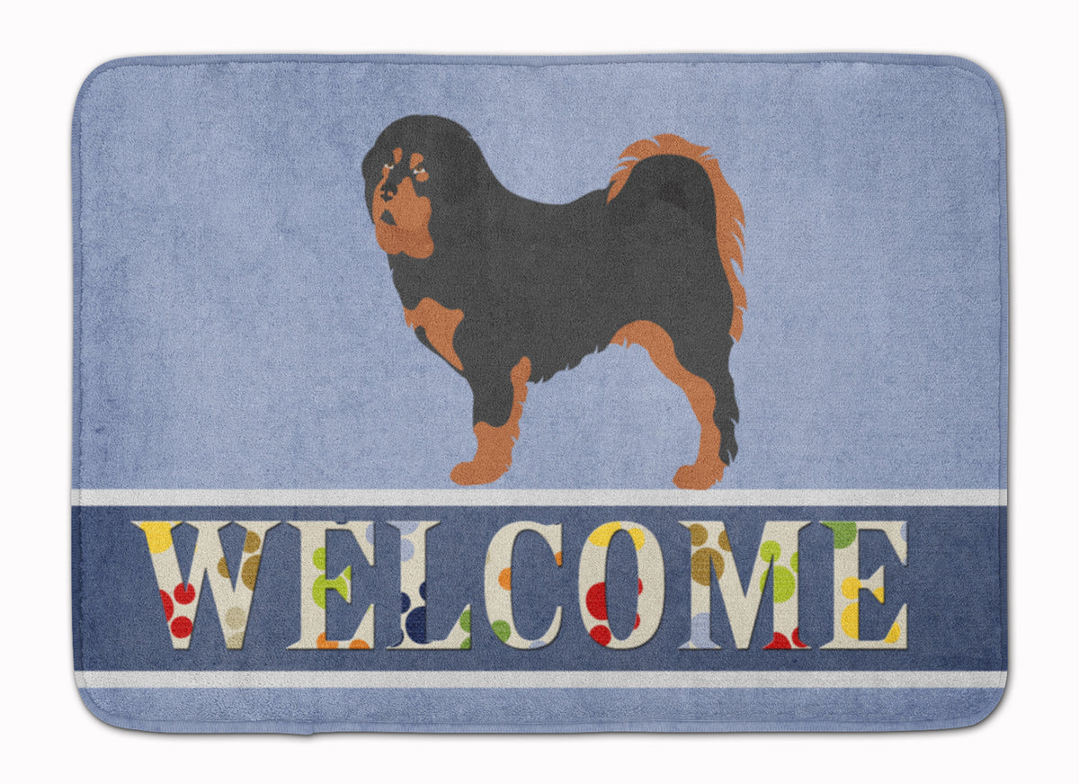 Tibetan Mastiff Welcome Machine Washable Memory Foam Mat BB8326RUG - the-store.com