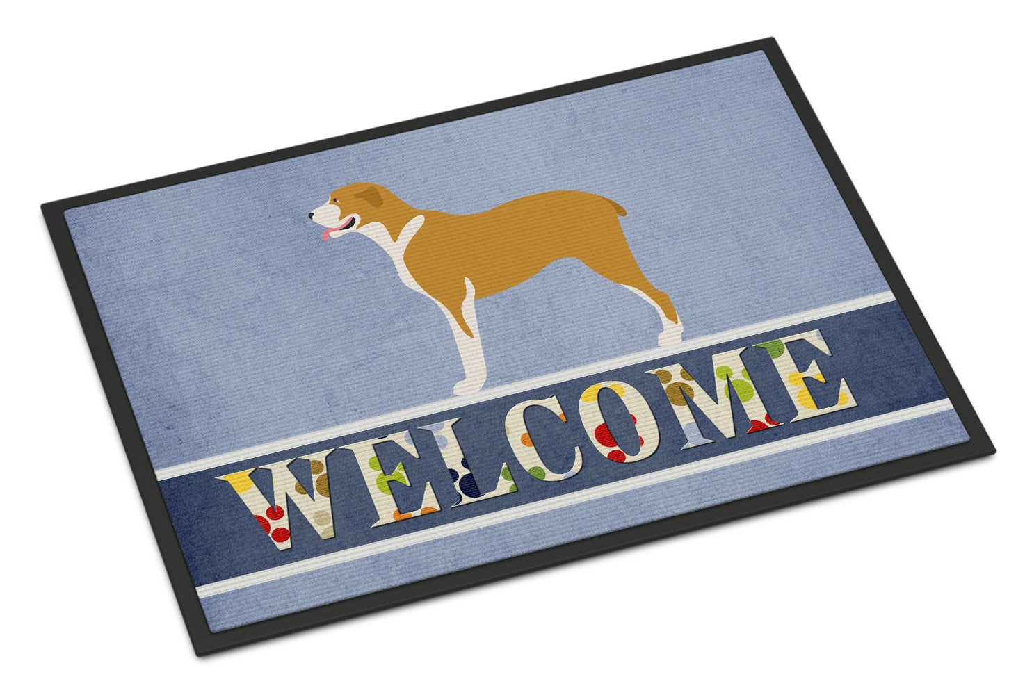 Belgium Mastiff Welcome Indoor or Outdoor Mat 24x36 BB8327JMAT by Caroline's Treasures