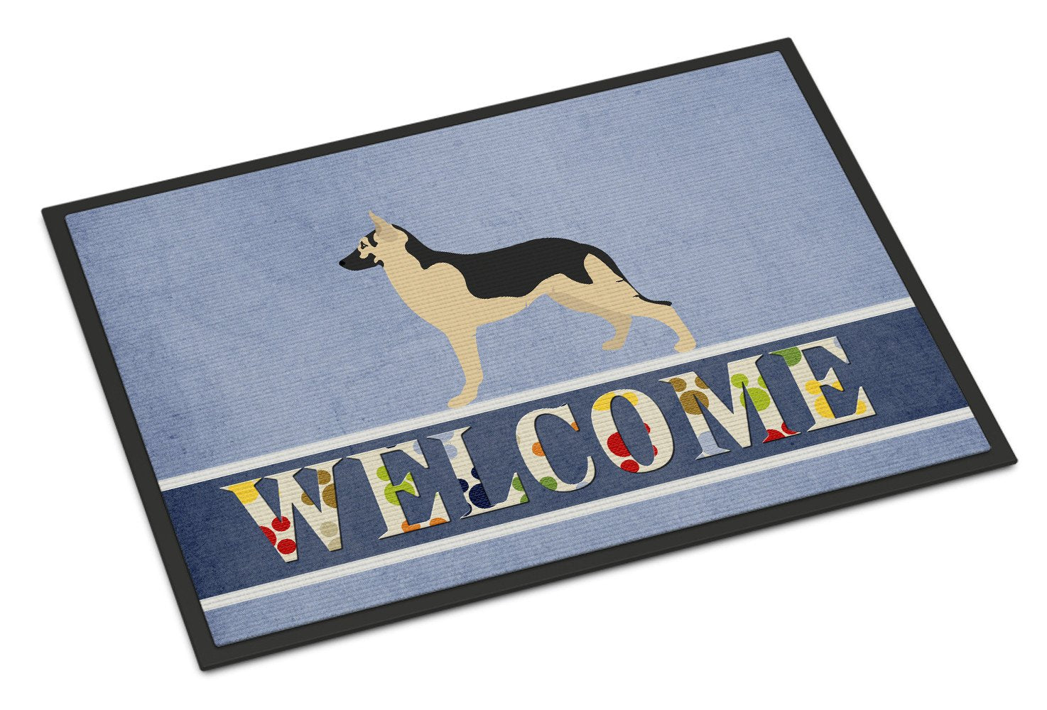 German Shepherd Welcome Indoor or Outdoor Mat 24x36 BB8330JMAT by Caroline's Treasures