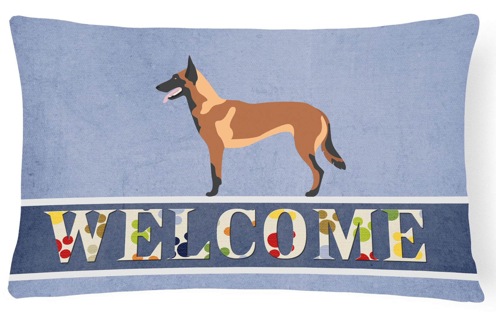 Malinois Belgian Shepherd  Canvas Fabric Decorative Pillow BB8332PW1216 by Caroline's Treasures