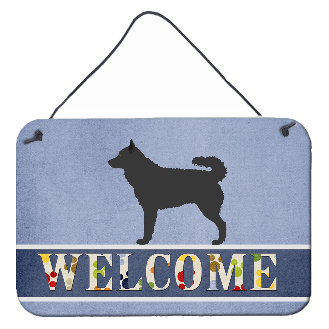 Mudi Welcome Wall or Door Hanging Prints BB8336DS812 by Caroline's Treasures