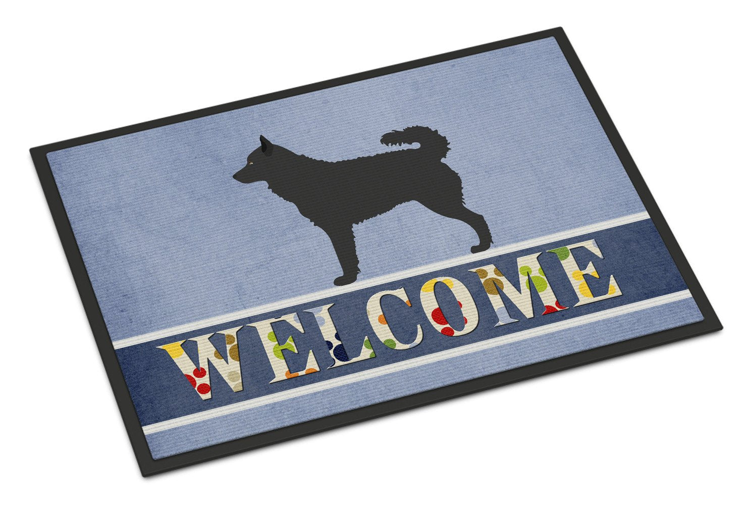 Mudi Welcome Indoor or Outdoor Mat 24x36 BB8336JMAT by Caroline's Treasures