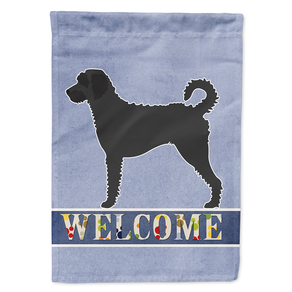 Labradoodle Welcome Flag Canvas House Size BB8337CHF  the-store.com.